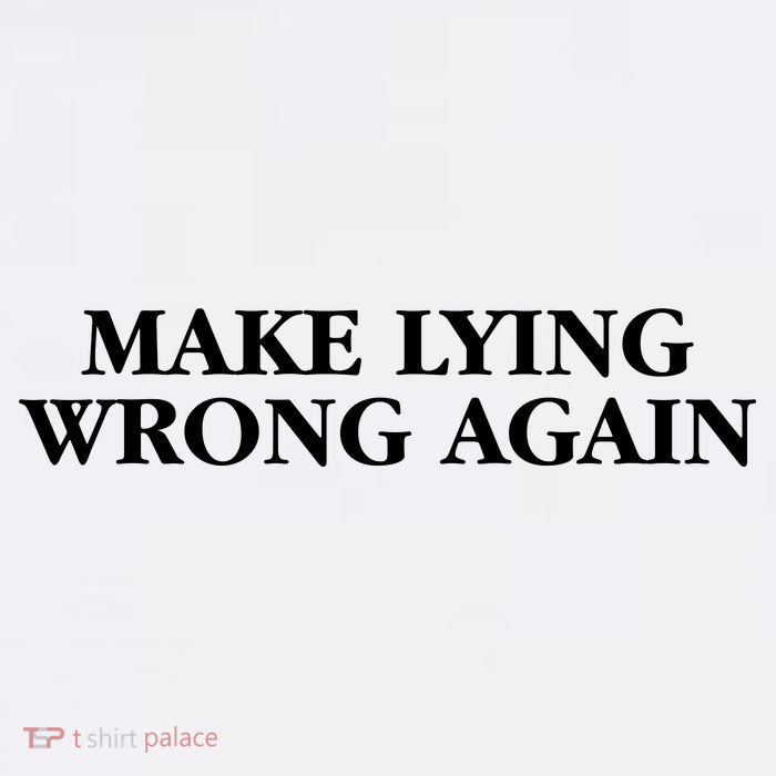 Make Lying Wrong Again Wool Snapback Cap