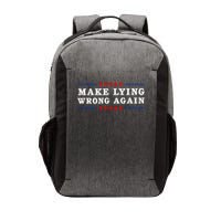 Make Lying Wrong Again Anti Trump Vector Backpack