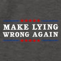 Make Lying Wrong Again Anti Trump Vector Backpack