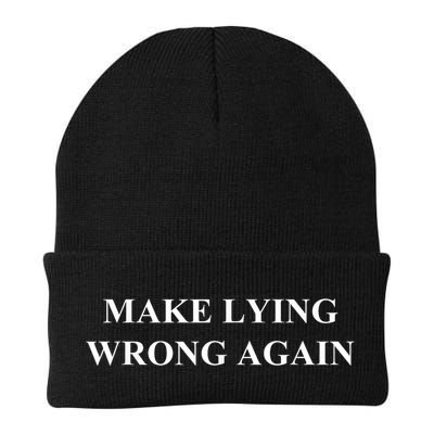 Make Lying Wrong Again Gift Beanie