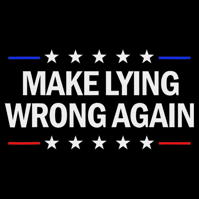 Make Lying Wrong Again Anti Trump Make Lying Wrong Again Cooling Performance Long Sleeve Crew