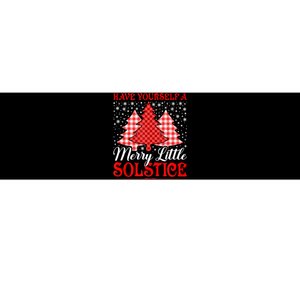 Merry Little Winter Solstice Yule Pagan Bumper Sticker