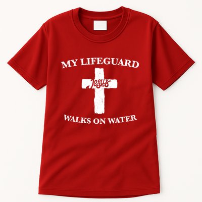 My Lifeguard Walks On Water / Jesus / Christian Gift Tall T-Shirt