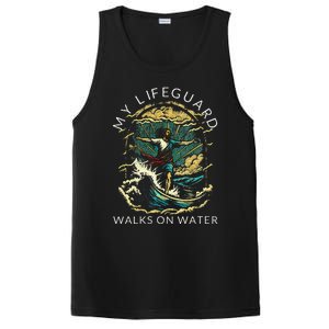 My Lifeguard Walks On Water Christian Faith In Jesus PosiCharge Competitor Tank