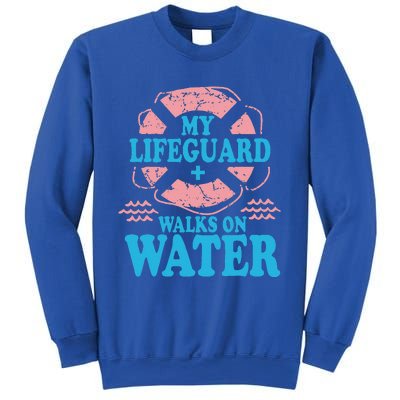 My Lifeguard Walks On Water Christian Jesus Sweatshirt