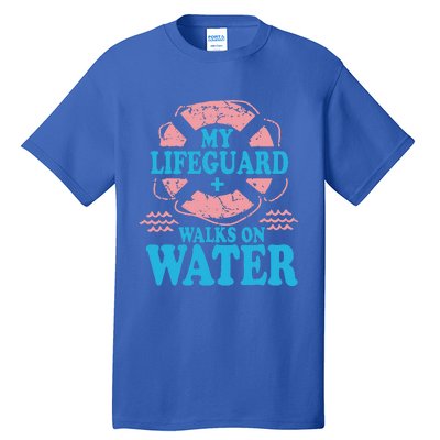 My Lifeguard Walks On Water Christian Jesus Tall T-Shirt