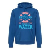 My Lifeguard Walks On Water Christian Jesus Premium Hoodie