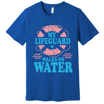 My Lifeguard Walks On Water Christian Jesus Premium T-Shirt