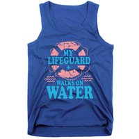 My Lifeguard Walks On Water Christian Jesus Tank Top