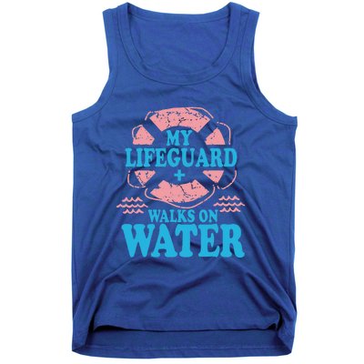 My Lifeguard Walks On Water Christian Jesus Tank Top