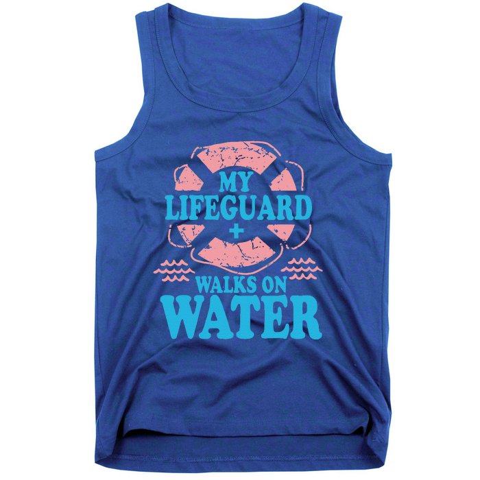 My Lifeguard Walks On Water Christian Jesus Tank Top