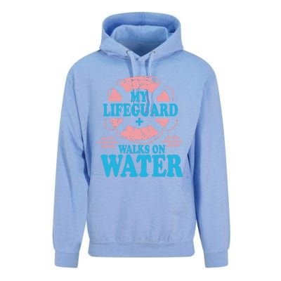 My Lifeguard Walks On Water Christian Jesus Unisex Surf Hoodie