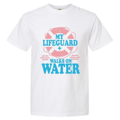 My Lifeguard Walks On Water Christian Jesus Garment-Dyed Heavyweight T-Shirt