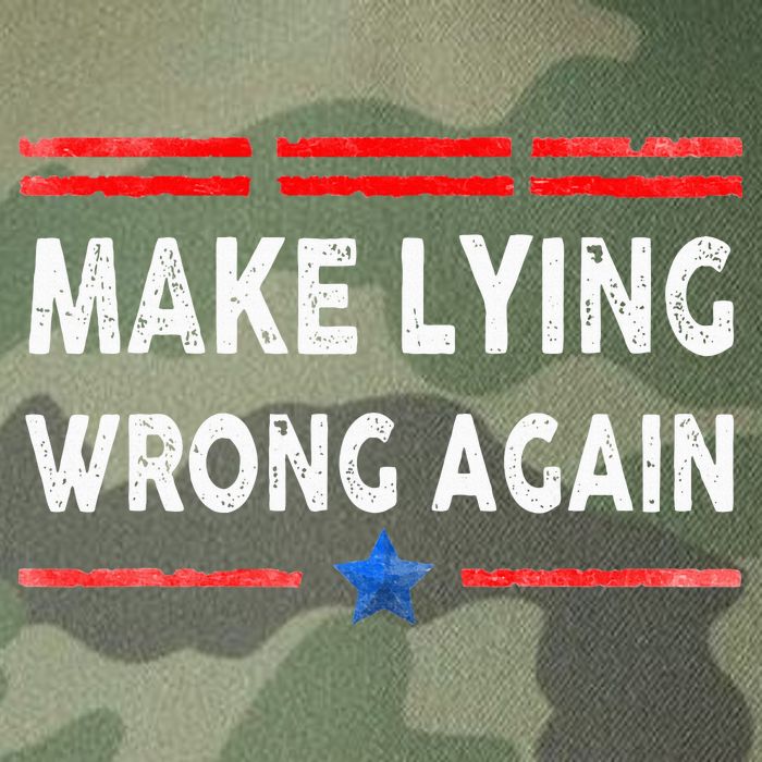 Make Lying Wrong Again Legacy Tie Dye Trucker Hat