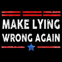 Make Lying Wrong Again 7-Panel Snapback Hat