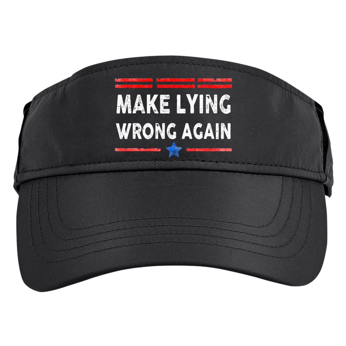 Make Lying Wrong Again Adult Drive Performance Visor