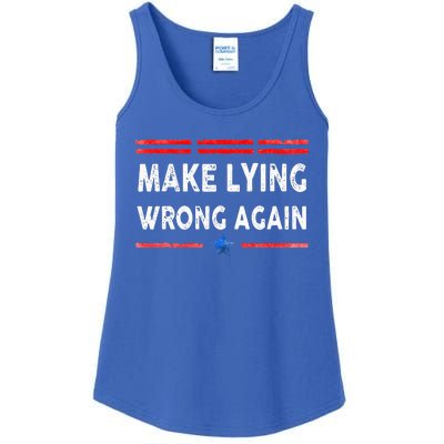 Make Lying Wrong Again Ladies Essential Tank