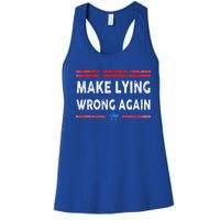 Make Lying Wrong Again Women's Racerback Tank