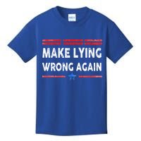 Make Lying Wrong Again Kids T-Shirt