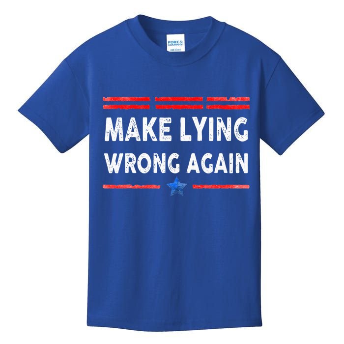 Make Lying Wrong Again Kids T-Shirt