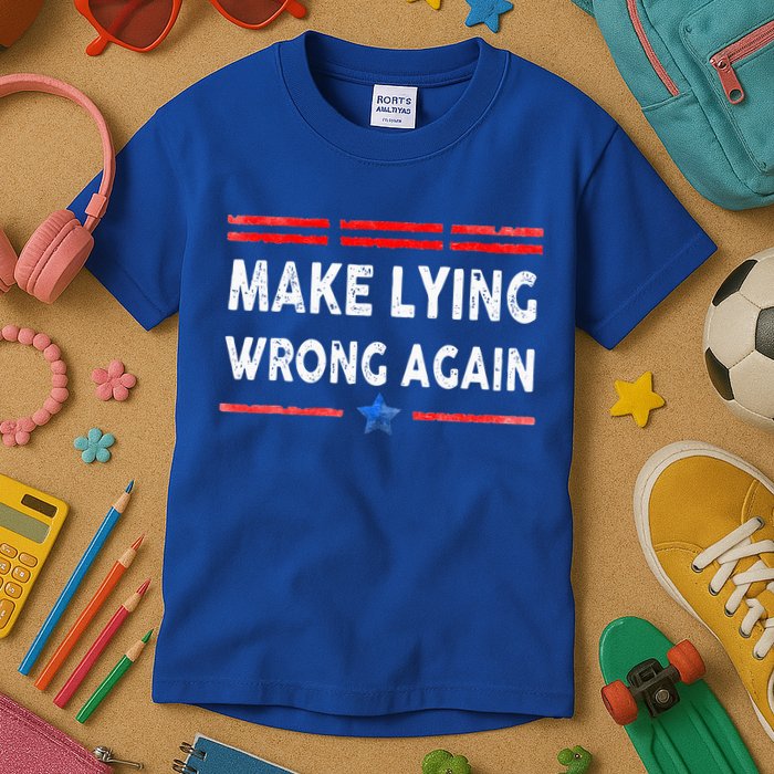 Make Lying Wrong Again Kids T-Shirt