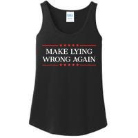 Make Lying Wrong Again Cute Gift Ladies Essential Tank