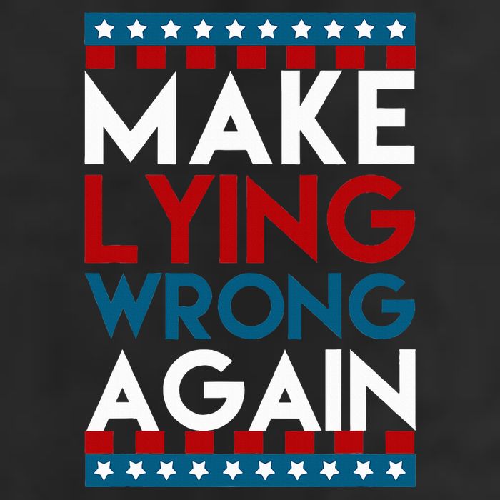 Make Lying Wrong Again Anti Donald Trump Offensive Political Cool Comfort Performance Bucket Hat