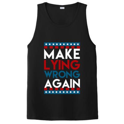 Make Lying Wrong Again Anti Donald Trump Offensive Political PosiCharge Competitor Tank