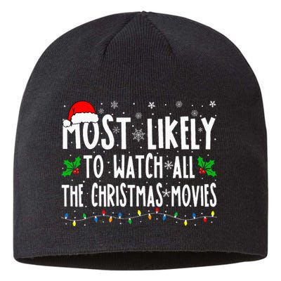 Most Likely Watch All The Christmas Movies Matching Xmas Sustainable Beanie