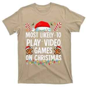 Most Likely Xmas Gaming Party Video Game T-Shirt