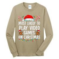 Most Likely Xmas Gaming Party Video Game Tall Long Sleeve T-Shirt