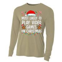 Most Likely Xmas Gaming Party Video Game Cooling Performance Long Sleeve Crew