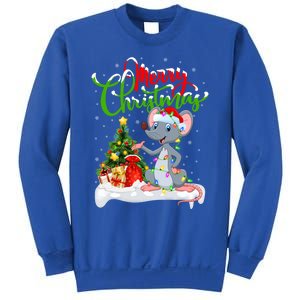 Mouse Lover Xmas Decorations Santa Mouse Christmas Gift Sweatshirt