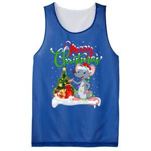 Mouse Lover Xmas Decorations Santa Mouse Christmas Gift Mesh Reversible Basketball Jersey Tank