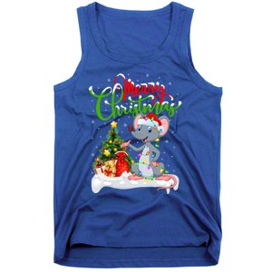 Mouse Lover Xmas Decorations Santa Mouse Christmas Gift Tank Top