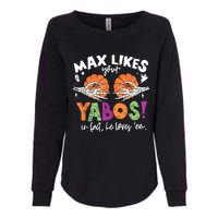 Max Likes Your Yabos In Fact Funny Pumpkin Halloween Scary Womens California Wash Sweatshirt