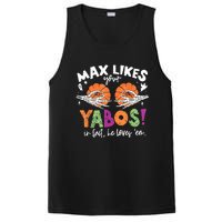 Max Likes Your Yabos In Fact Funny Pumpkin Halloween Scary PosiCharge Competitor Tank