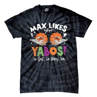 Max Likes Your Yabos In Fact Funny Pumpkin Halloween Scary Tie-Dye T-Shirt