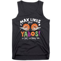 Max Likes Your Yabos In Fact Funny Pumpkin Halloween Scary Tank Top