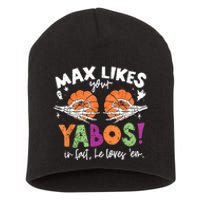 Max Likes Your Yabos In Fact Funny Pumpkin Halloween Scary Short Acrylic Beanie