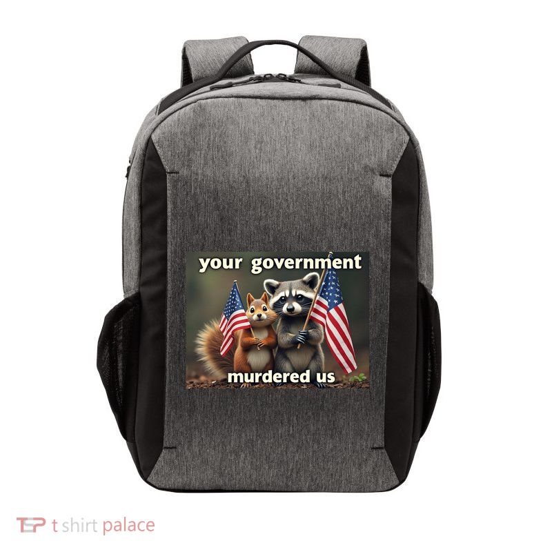 Mark Longo Your Government Murdered Us Vector Backpack