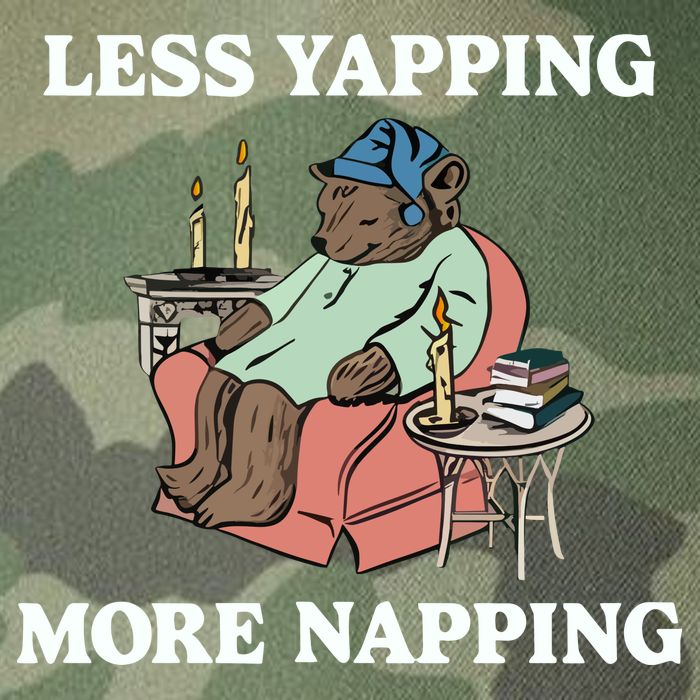 Middleclassfancy Less Yapping More Napping Legacy Tie Dye Trucker Hat