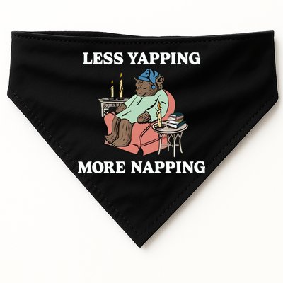 Middleclassfancy Less Yapping More Napping USA-Made Doggie Bandana