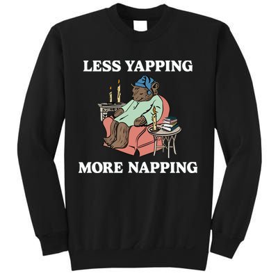 Middleclassfancy Less Yapping More Napping Sweatshirt