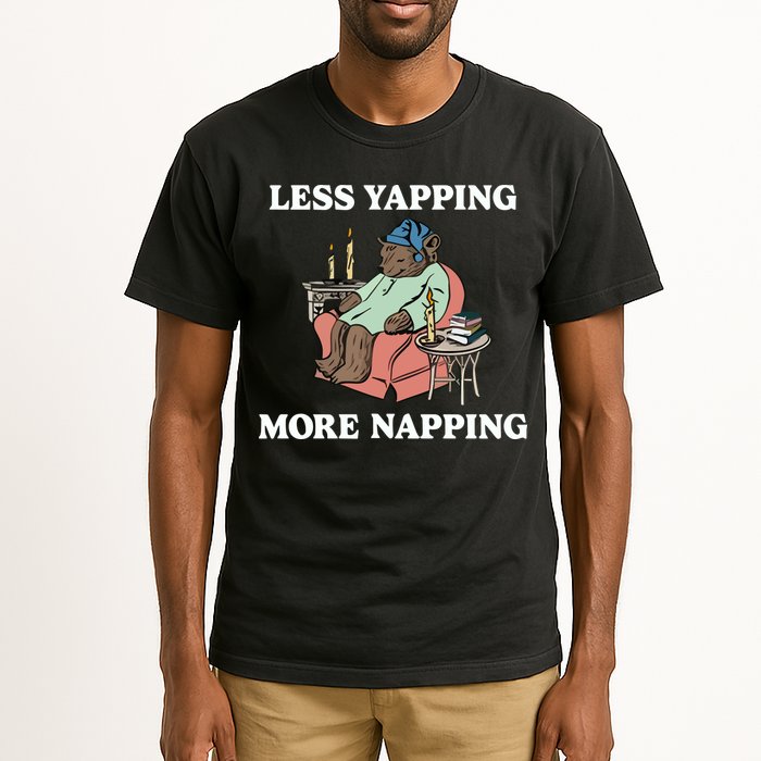 Middleclassfancy Less Yapping More Napping Tall T-Shirt