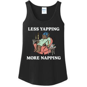 Middleclassfancy Less Yapping More Napping Ladies Essential Tank