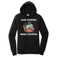 Middleclassfancy Less Yapping More Napping Women's Pullover Hoodie