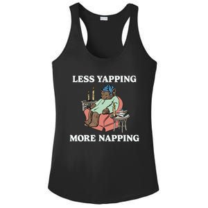 Middleclassfancy Less Yapping More Napping Ladies PosiCharge Competitor Racerback Tank