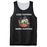 Middleclassfancy Less Yapping More Napping Mesh Reversible Basketball Jersey Tank