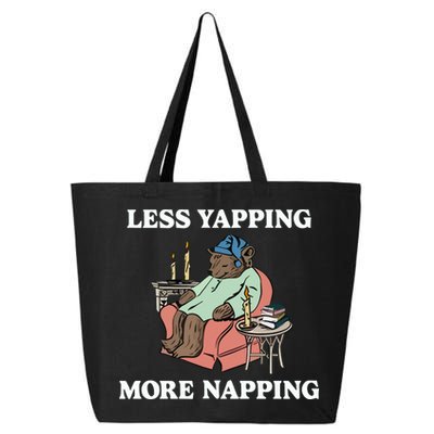 Middleclassfancy Less Yapping More Napping 25L Jumbo Tote